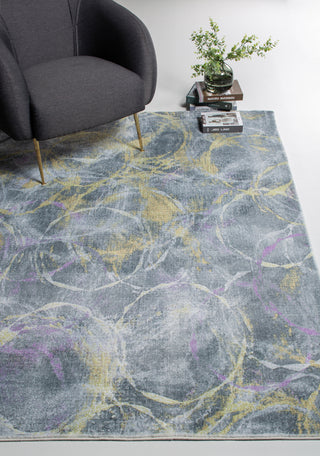 KAS Roxy 2808 Grey/Gold Visions Area Rug