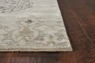 KAS Samara 3607 Ivory Elegance Area Rug Corner Image