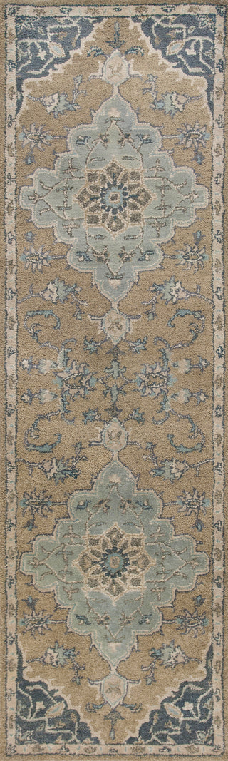 KAS Samara 3608 Taupe Imperial Area Rug Runner Image