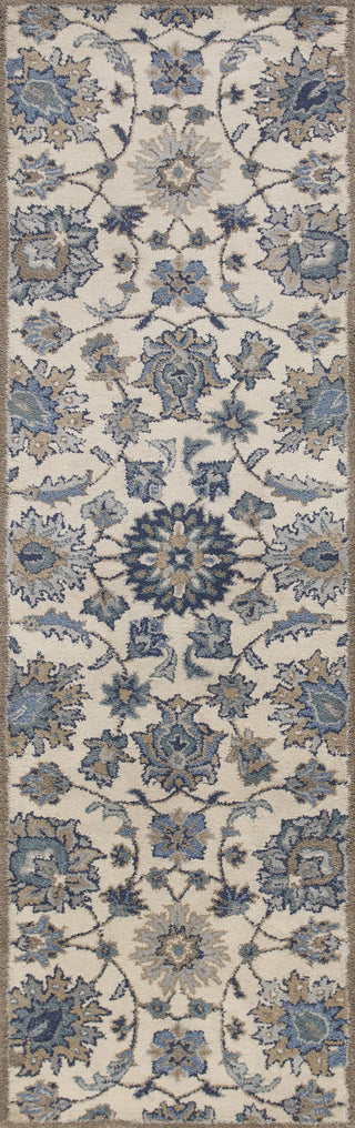 KAS Samara 3610 Ivory Brighton Area Rug Runner Image