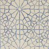 KAS Sasha 6626 Ivory/Blue Mosaic Area Rug Corner Image