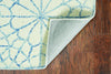 KAS Sasha 6626 Ivory/Blue Mosaic Area Rug Lifestyle Image
