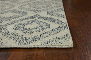 KAS Sasha 6629 Ivory/Blue Vista Area Rug Round Image