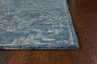 KAS Sasha 6631 Denim Damascus Area Rug Round Image