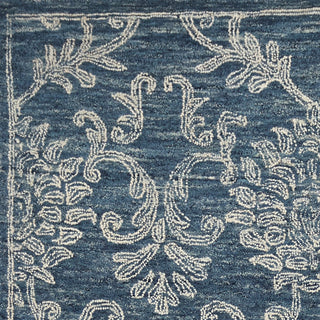 KAS Sasha 6631 Denim Damascus Area Rug Lifestyle Image