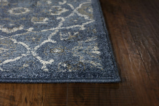 KAS Seville 9456 Denim Marrakesh Area Rug Round Image Feature