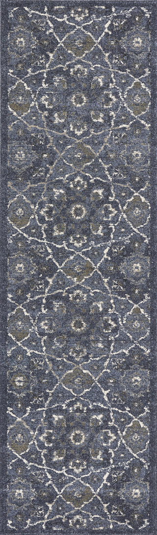 KAS Seville 9456 Denim Marrakesh Area Rug Corner Image