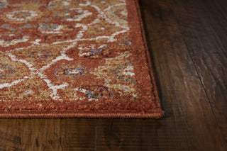 KAS Seville 9457 Rust Marrakesh Area Rug Round Image