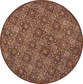 KAS Seville 9457 Rust Marrakesh Area Rug Corner Image