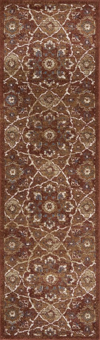 KAS Seville 9457 Rust Marrakesh Area Rug Lifestyle Image