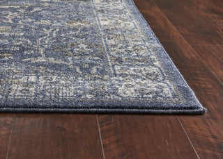 KAS Seville 9459 Denim Parisian Area Rug Round Image Feature