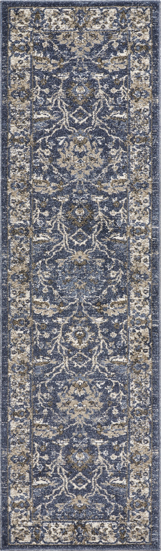 KAS Seville 9459 Denim Parisian Area Rug Corner Image