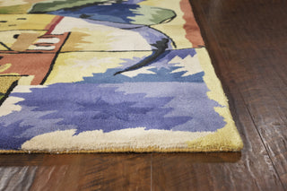 KAS Signature 9014 Rainbow Palette Area Rug Corner Image