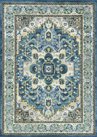 KAS Skyline 6417 Teal Alana Area Rug main image