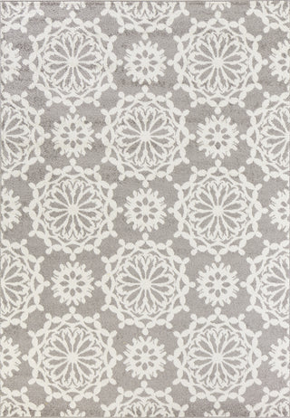 KAS Skyline 6419 Grey/Ivory Flora Area Rug Main Image