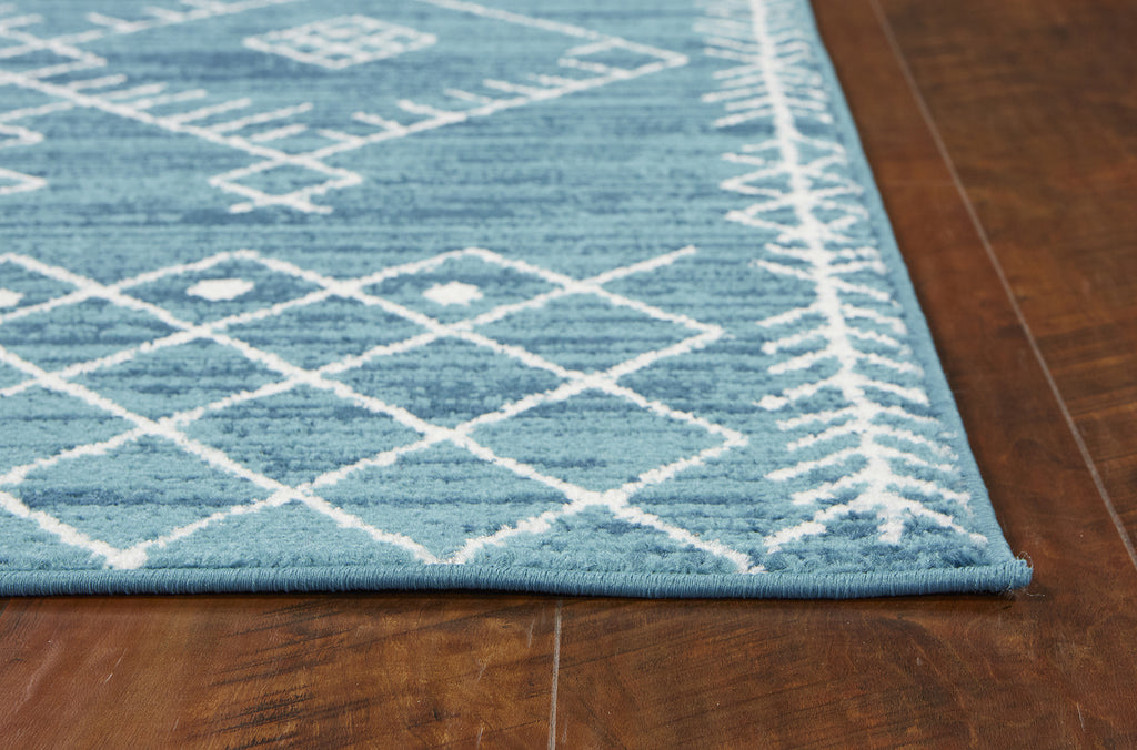 KAS Skyline 6423 Ocean Blue Escape Area Rug main image