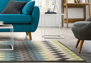 KAS Skyline 6433 Grey/Blue Porter Area Rug