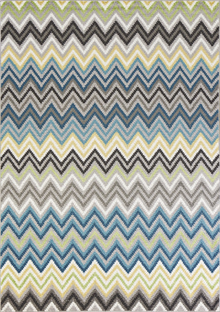 KAS Skyline 6433 Grey/Blue Porter Area Rug Main Image