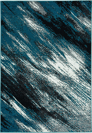 KAS Skyline 6438 Grey/Blue Shades Area Rug