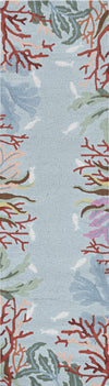 KAS Sonesta 2012 Ivory Retro Floral Area Rug Lifestyle Image Feature
