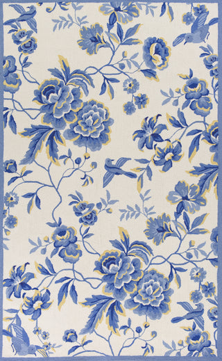 KAS Sonesta 2032 Ivory/Blue Provence Area Rug Main Image