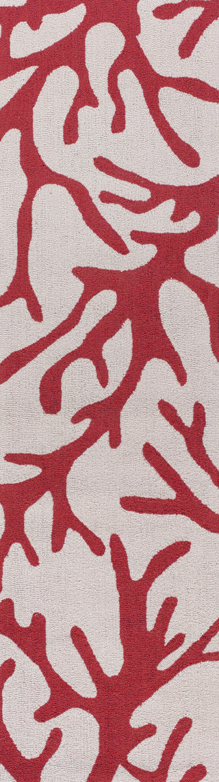 KAS Sonesta 2038 Ivory/Rust Coral Area Rug Runner Image