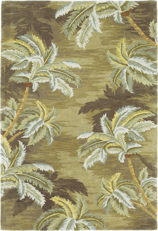 KAS Sparta 3102 Moss Palm Trees Area Rug Main Image