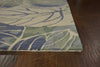 KAS Sparta 3105 Blue/Green Silhouette Area Rug Corner