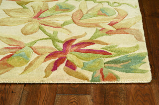 KAS Sparta 3130 Ivory Paradise Area Rug Corner Image