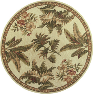 KAS Sparta 3133 Ivory Tropical Oasis Area Rug Runner Image