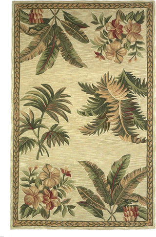 KAS Sparta 3133 Ivory Tropical Oasis Area Rug Main Image