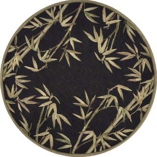 KAS Sparta 3147 Black Bamboo Border Area Rug Runner Image