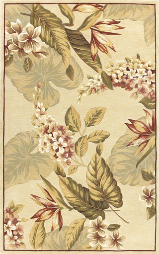 KAS Sparta 3155 Ivory Flora Area Rug Main Image