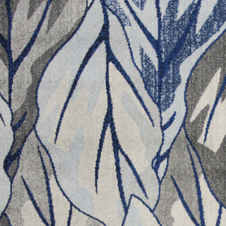 KAS Stella 6251 Grey/Navy Visions Area Rug Corner Image