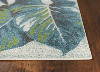 KAS Stella 6253 Teal/Green Nassau Area Rug Round Image Feature