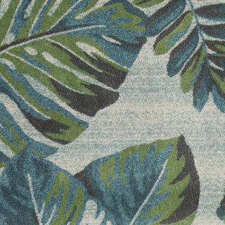 KAS Stella 6253 Teal/Green Nassau Area Rug Corner Image