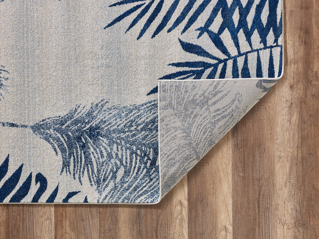 KAS Stella 6266 Ivory/Navy Fauna Area Rug Lifestyle Image Feature