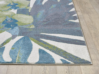 KAS Stella 6275 Green Palms Area Rug Round Image