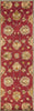 KAS Syriana 6003 Red Allover Kashan Area Rug Round Image