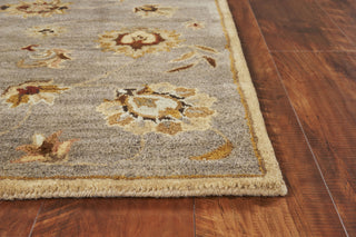 KAS Syriana 6006 Grey Allover Mahal Area Rug Corner Image