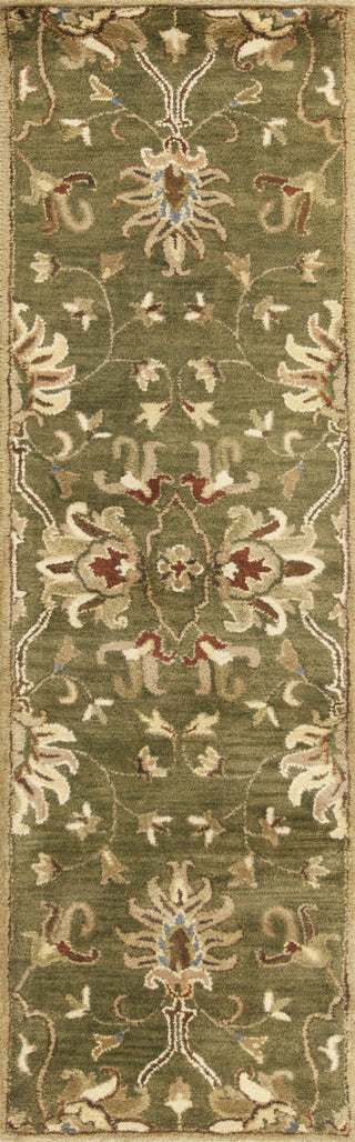 KAS Syriana 6010 Emerald Green Agra Area Rug Corner Image