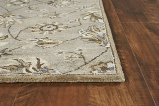 KAS Syriana 6028 Grey Allover Kashia Area Rug Corner Image