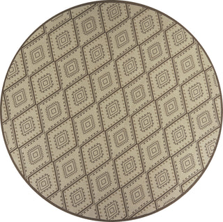 KAS Tahoe 4358 Ivory Bungalow Area Rug Corner Image