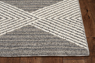 KAS Terrace 6752 Grey/Ivory Diamonds Area Rug Main Image