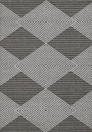 KAS Terrace 6752 Grey/Ivory Diamonds Area Rug main image