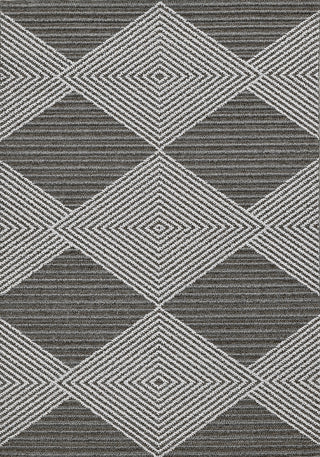 KAS Terrace 6752 Grey/Ivory Diamonds Area Rug