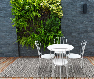 KAS Terrace 6760 Grey Watson Area Rug Lifestyle Image Feature