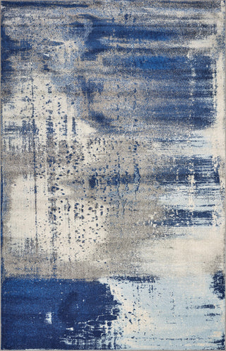 KAS Watercolors 6230 Ice Blue Flow Area Rug main image