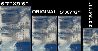 KAS Watercolors 6230 Ice Blue Flow Area Rug Main Image