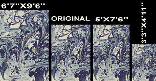 KAS Watercolors 6232 Blue Marble Area Rug Main Image